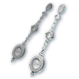 Official Silver Flux (Skin: Earrings) (Bound) item icon