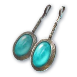 Official Turquoise Breath (Skin: Earrings) (Bound) item icon