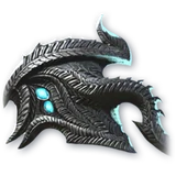 Official Splendent Horned Dragon Lord Pauldrons item icon