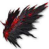 Official Black Fragment Wings (Bound) item icon